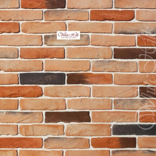 Картинка товара Плитка Тироль брик  (темно-оранжевый) White Hills цемент (285-300)*73мм