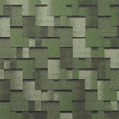 Картинка товара Черепица Тегола Нордлэнд Альпин Зеленый с отливом