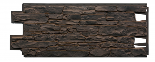 Картинка товара Фасадная панель VOX Solid Stone Sicily - камень темно-коричневый