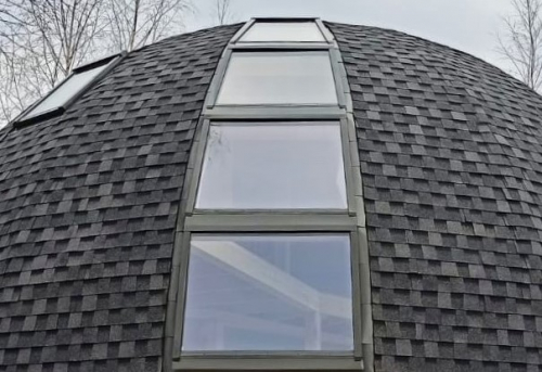 Картинка товара Трапециевидное окно для купола с ручным открыванием 0,58м2