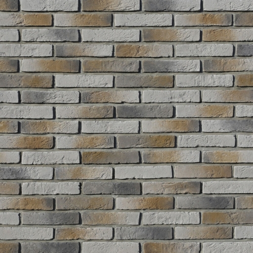Картинка товара Плитка Бергамо брик 370-80 (серый) White Hills цемент 225*49мм