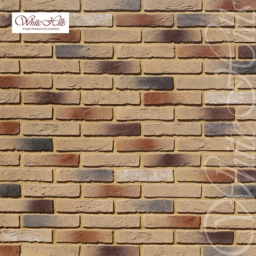 Картинка товара Плитка Бергамо брик 370-40 (коричневый) White Hills цемент 225*49мм