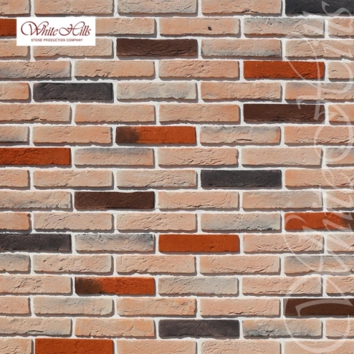 Картинка товара Плитка Бергамо брик 371-50 (темно-оранжевый) White Hills цемент 225*49мм