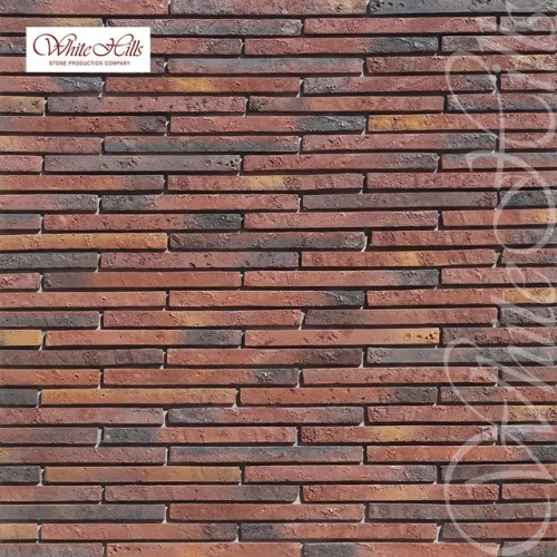 Картинка товара Плитка Бран брик  (коричнево-медный) White Hills цемент (510-525)*40мм