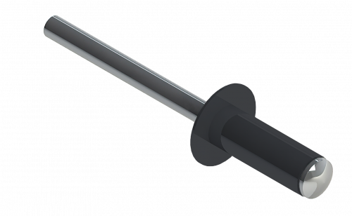 Заклёпка вытяжная Daxmer 3,2х8 RAL 7024 (20х1000шт) ал/ст