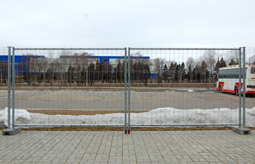 Ворота временного ограждения 1,95х5 Zn
