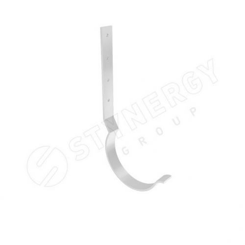 Картинка товара Держатель желоба/ кронштейн длинный Stynergy 125мм Полиэстер RAL 9003 (белый)