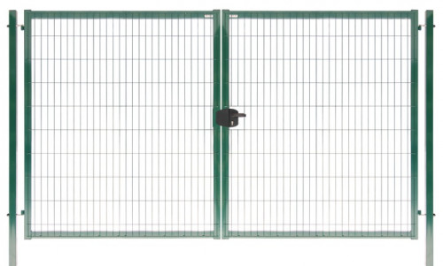 Ворота Medium New с замком 2,03х5,0 RAL 6005