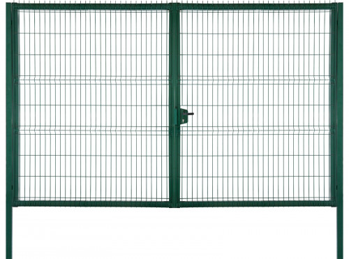 Ворота Profi с замком 2,43х4,0 RAL 6005