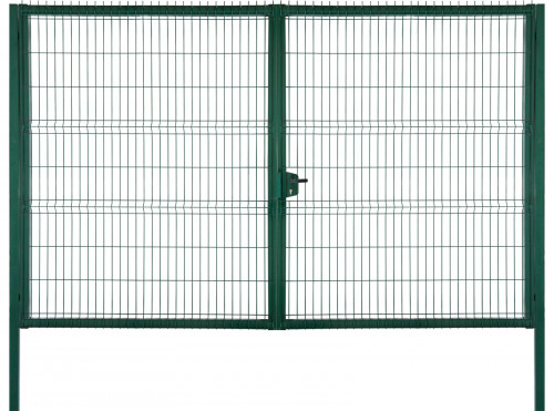Ворота Profi с замком 1,73х4,0 RAL 6005