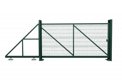 Ворота откатные Profi 2,03х6,0 RAL 6005 влево