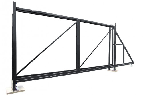Ворота откатные Colority цинк 2,03x4,0 RAL 7024