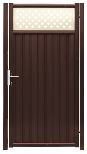 Калитка Estet Plus 2,0х1 RAL 8017/1014