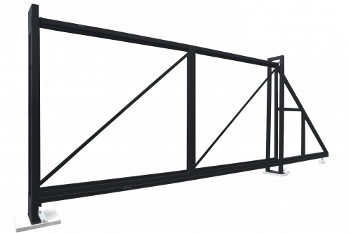 Ворота откатные Colority цинк 2,03x4,5 RAL 7024