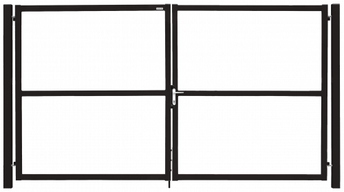 Ворота Colority цинк с замком 2,0х3,5 RR 32