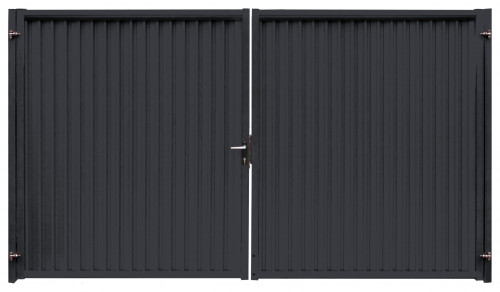 Ворота Estet 1,65х3,6 RAL 7024