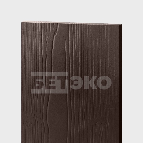 Картинка товара  Фиброцементный сайдинг БЕТЭКО Вудстоун Шоколадно-коричневый 8017
